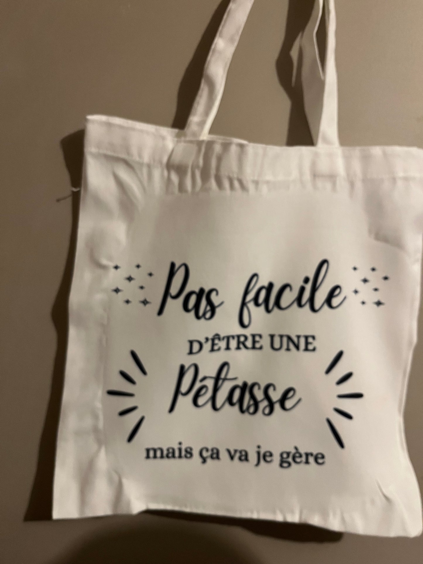 Tote Bag Personnalisable – 38 x 49 cm – Polyester effet coton