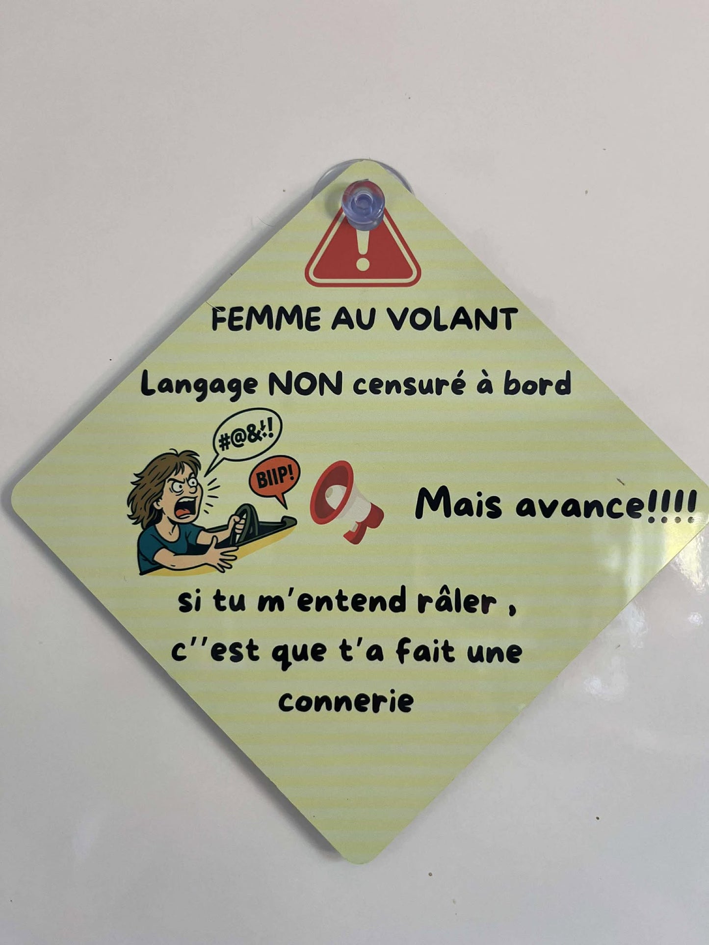 Plaque ventouse