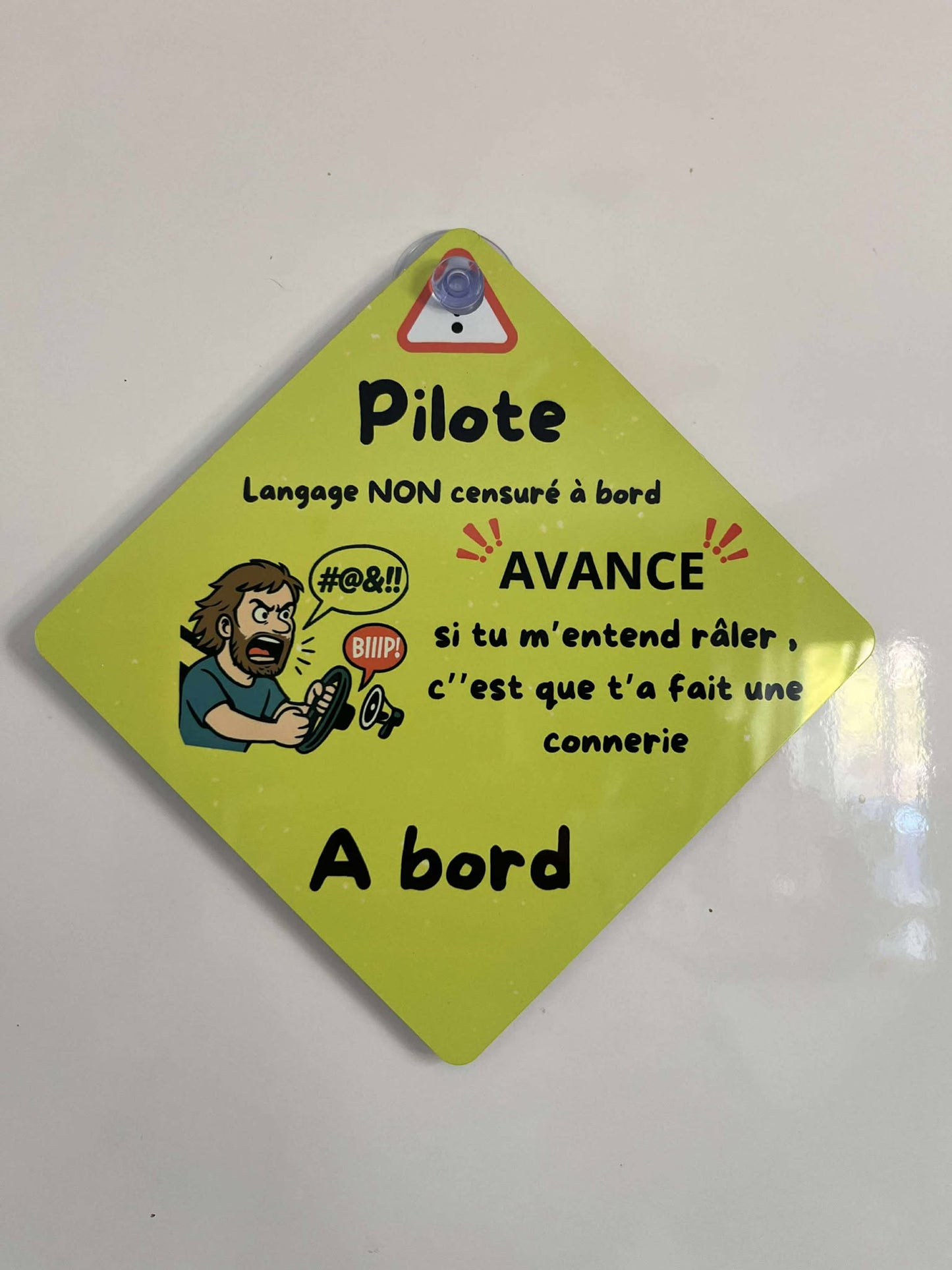 Plaque ventouse