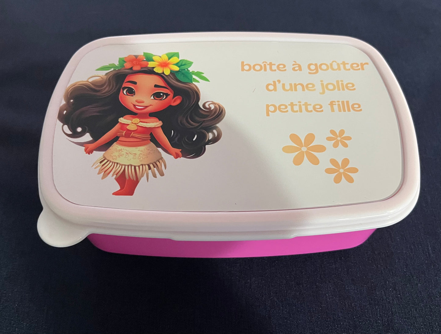 Boîte à goûter à personnalisée