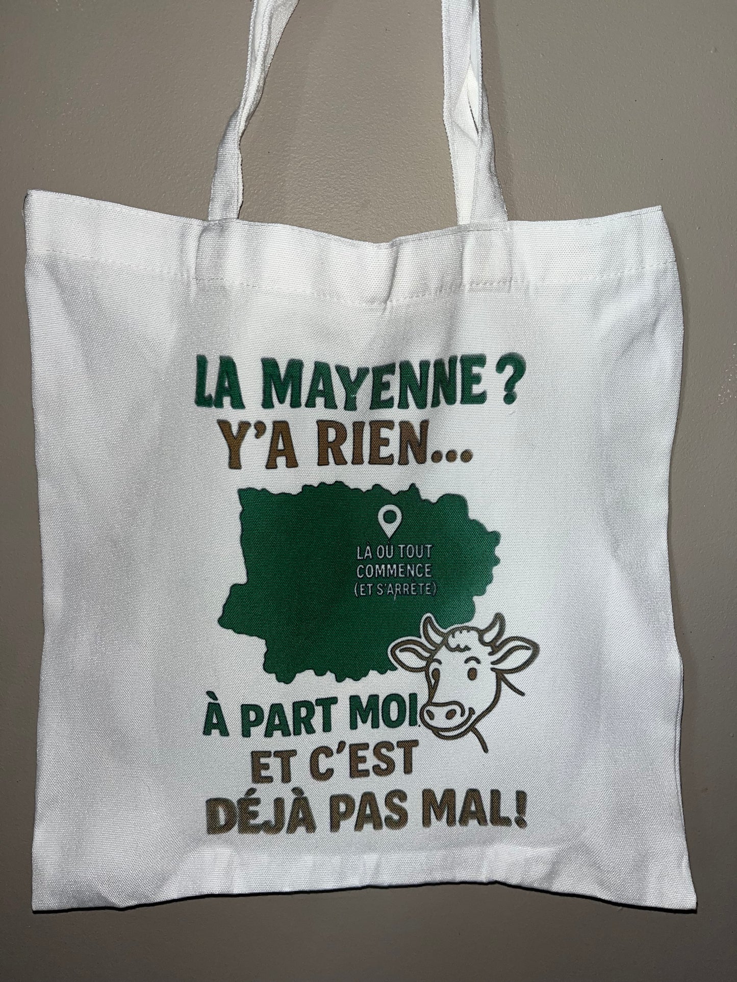 TOTE BAG LA MAYENNE Y A RIEN