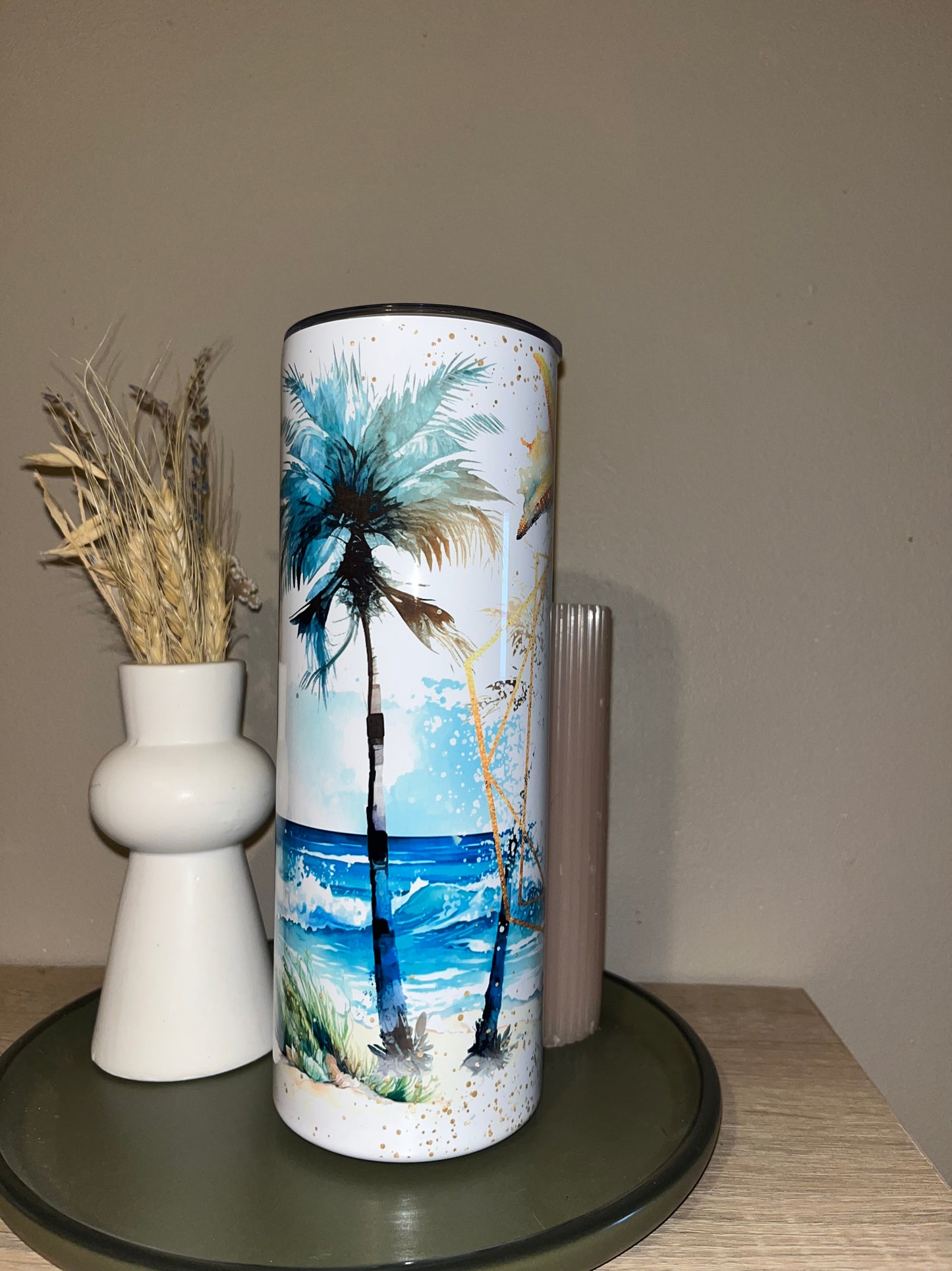 Tumbler plage tortue