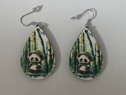 Boucle d’oreille Panda