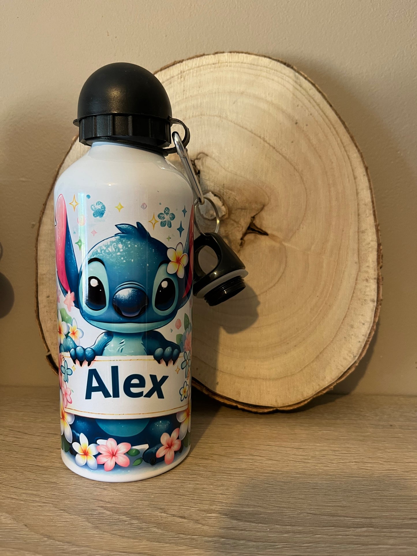 Nom du produit : Gourde personnalisée 600ml – Motif & prénom au choix