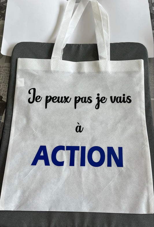 Sac  à personnalisé avec vinyl