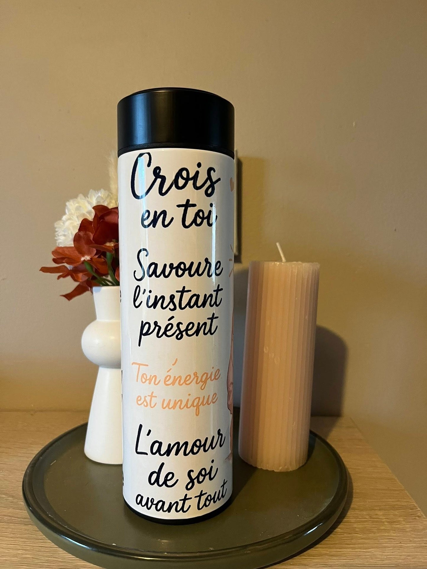 Thermos avec inducteur de température