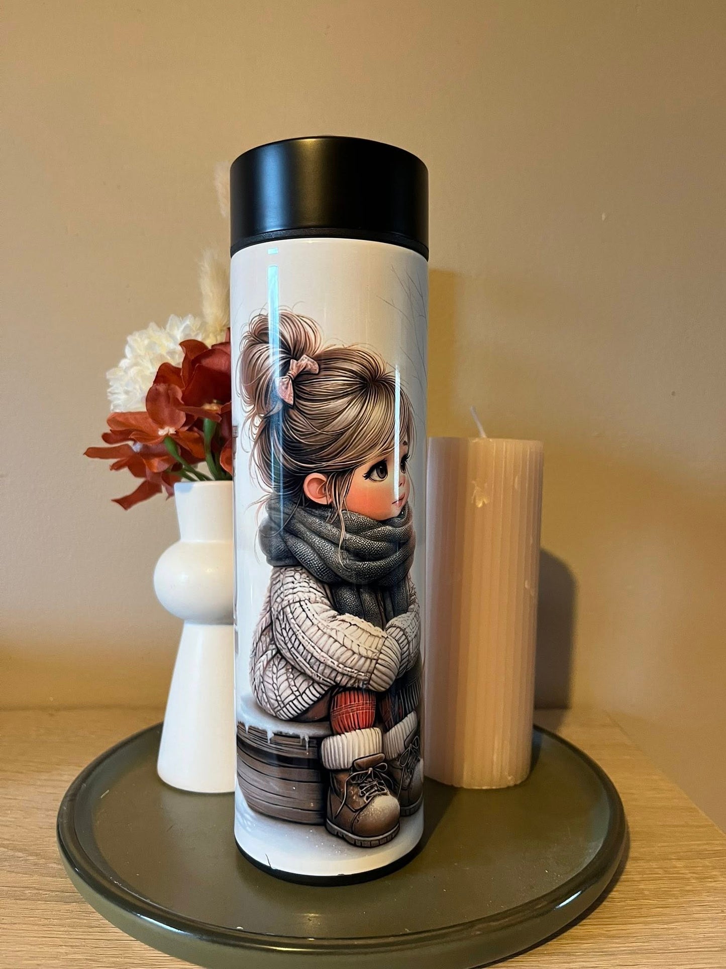 Thermos avec inducteur de température