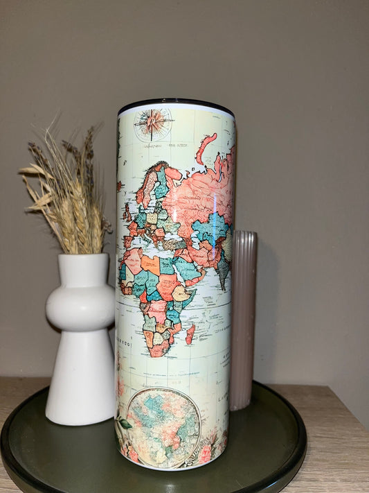 Tumbler map monde