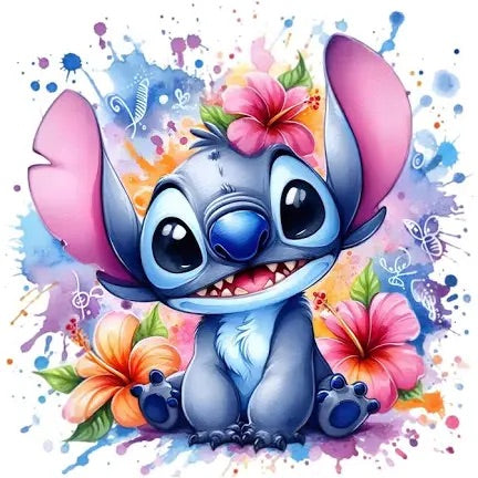 Gourde Stitch et angel personnalisé 