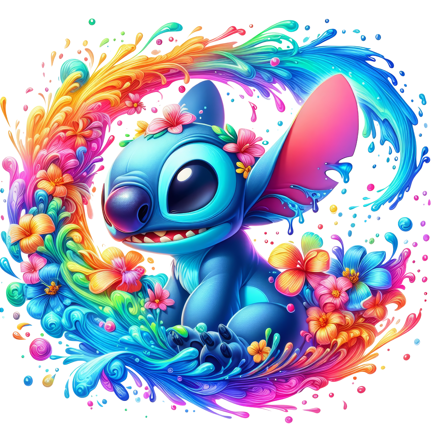 Gourde Stitch et angel personnalisé 