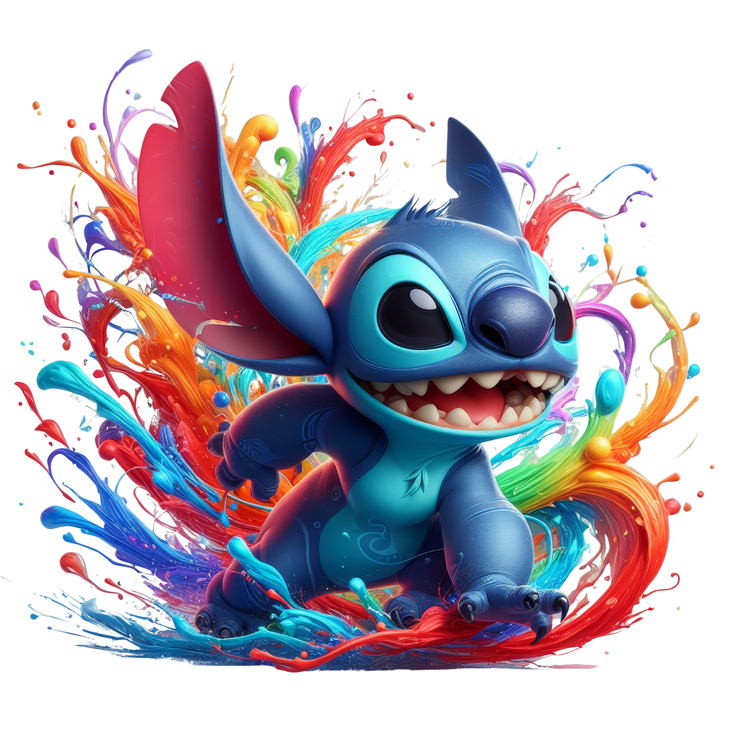 Gourde Stitch et angel personnalisé 