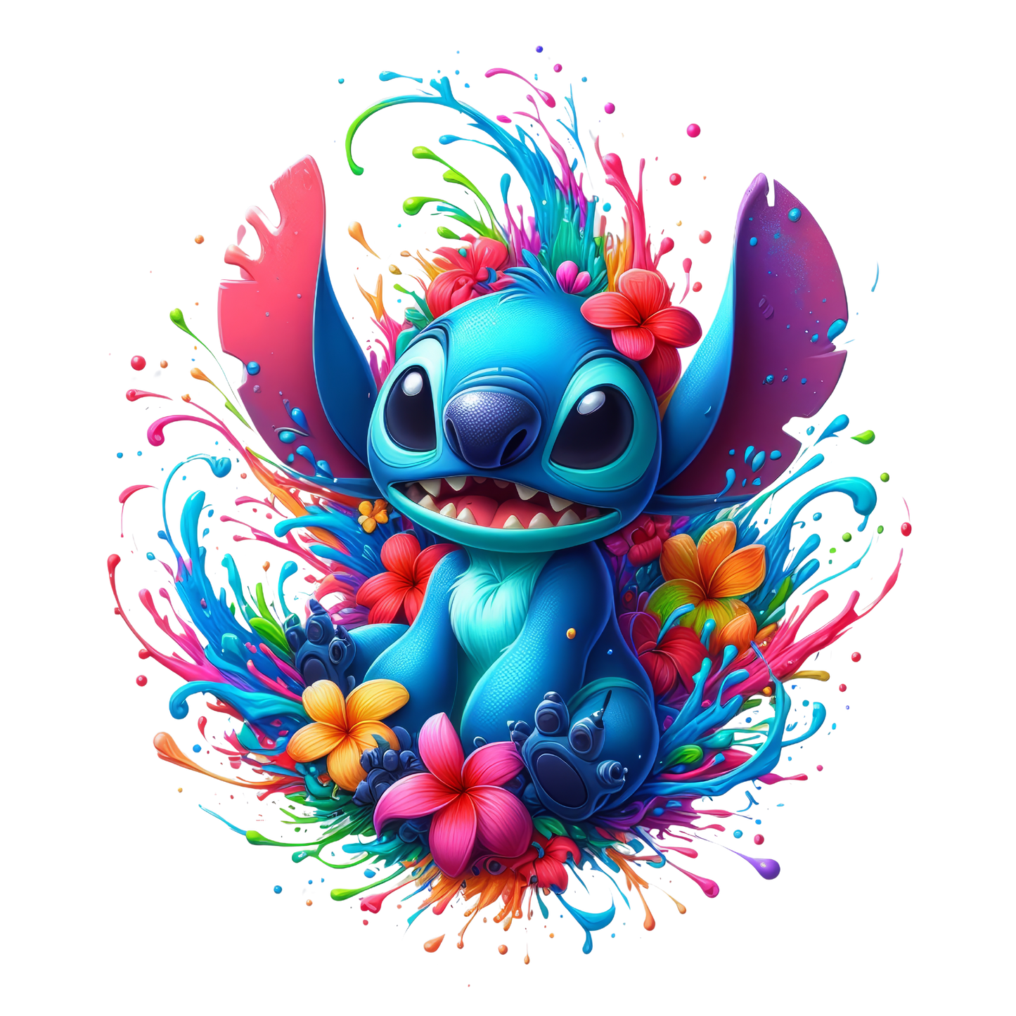 Gourde Stitch et angel personnalisé 