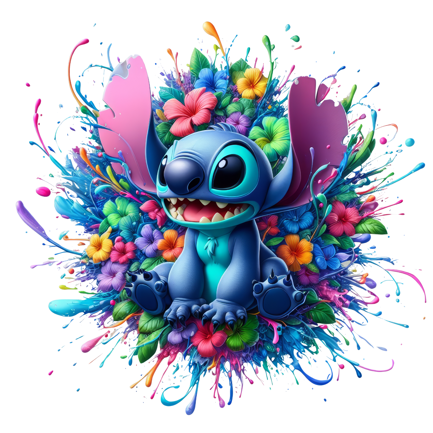 Gourde Stitch et angel personnalisé 