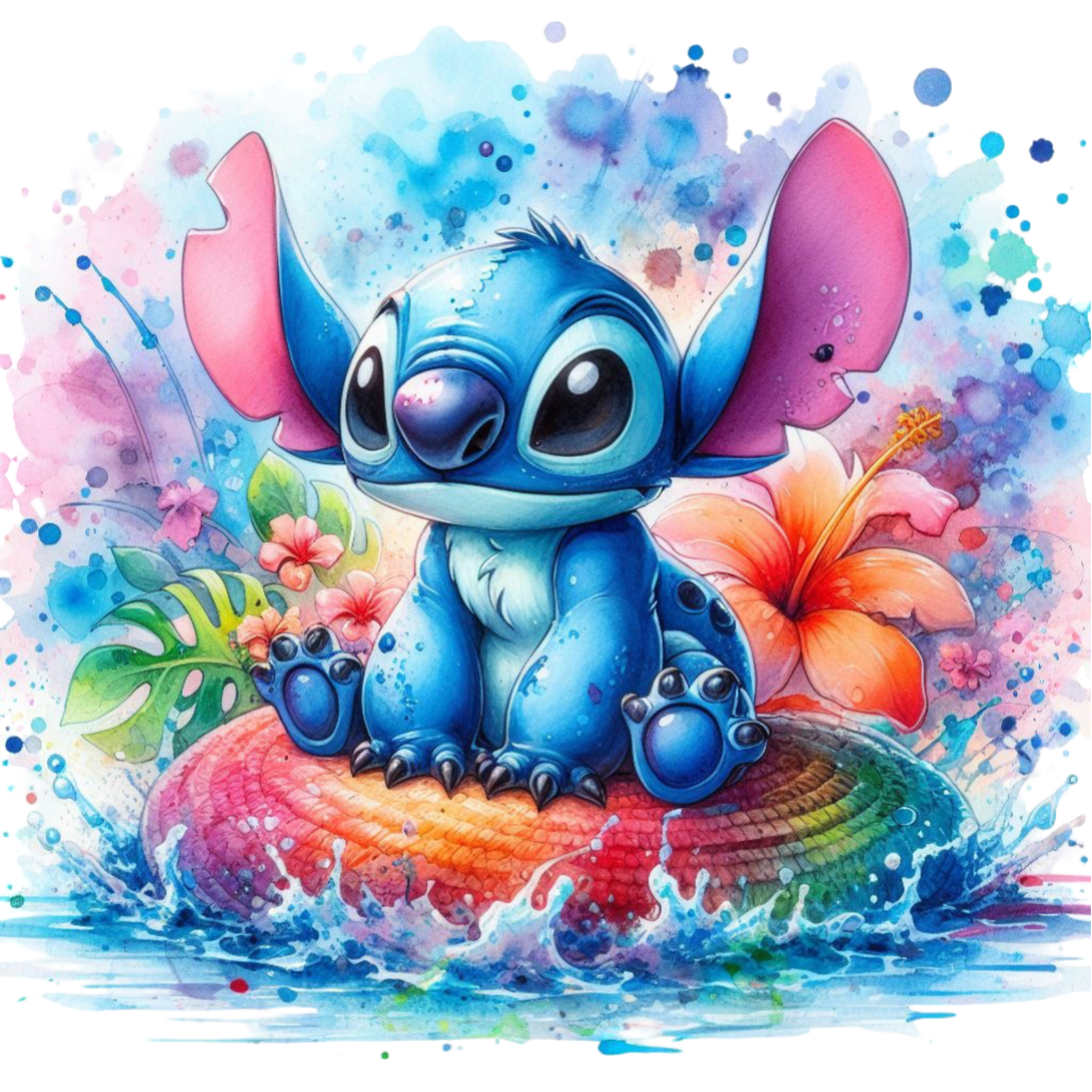 Gourde Stitch et angel personnalisé 