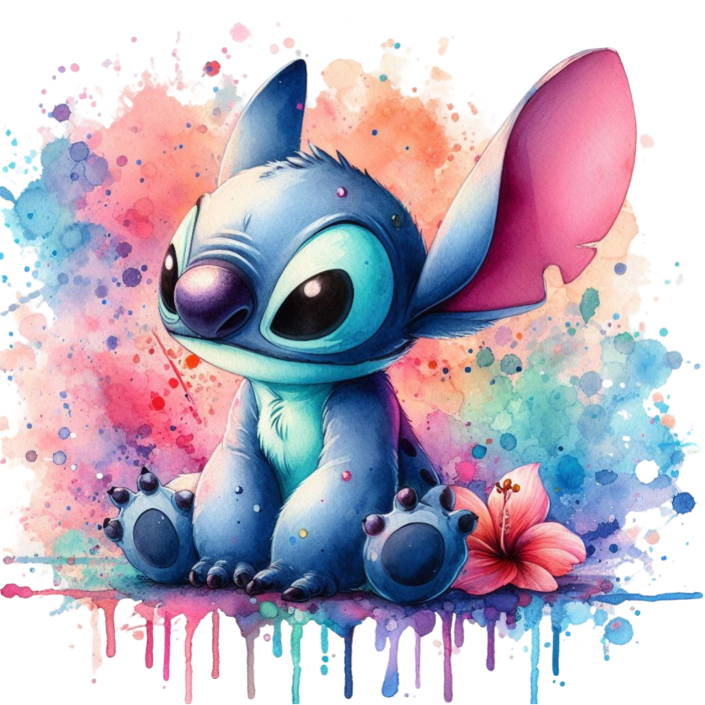Gourde Stitch et angel personnalisé 