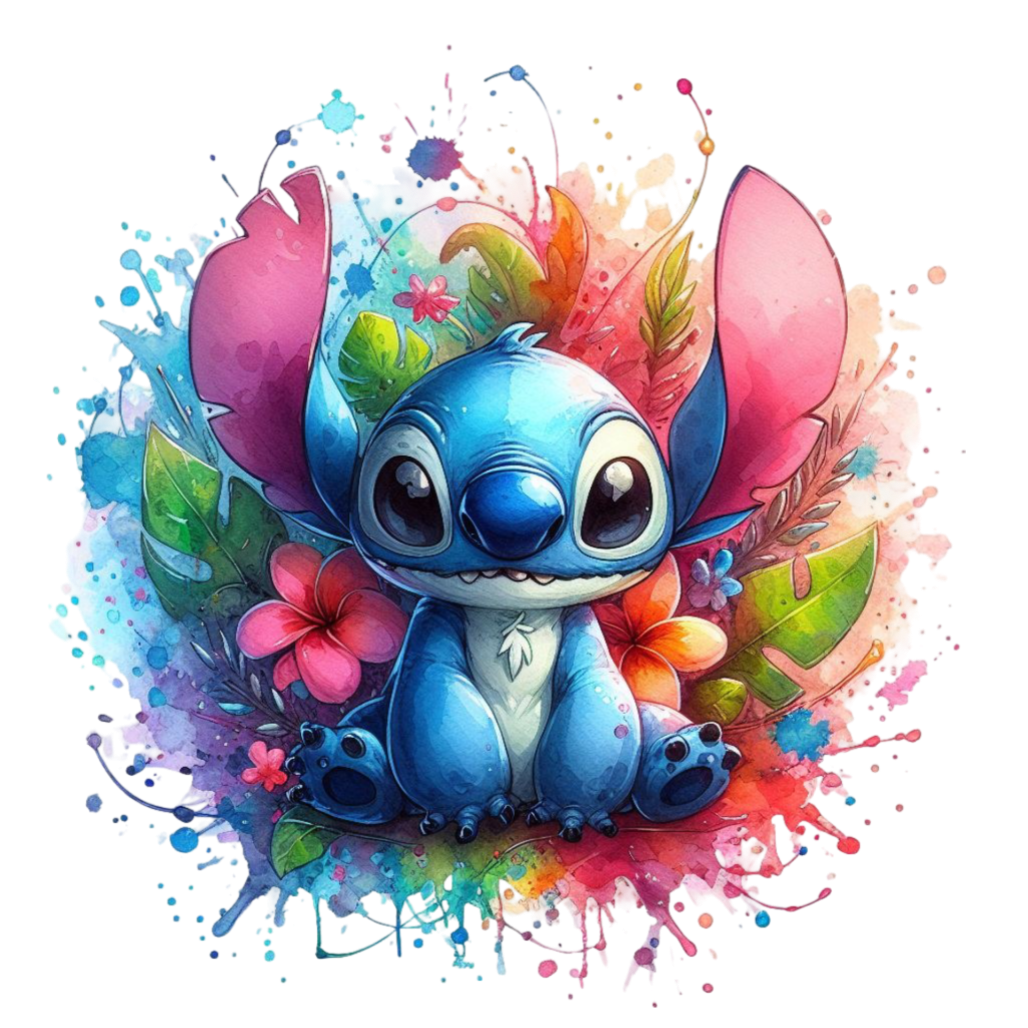 Gourde Stitch et angel personnalisé 