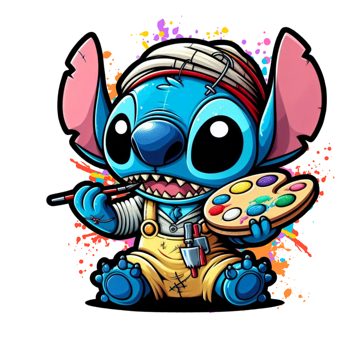 Gourde Stitch et angel personnalisé 