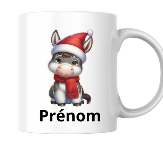 Mug Âne noël