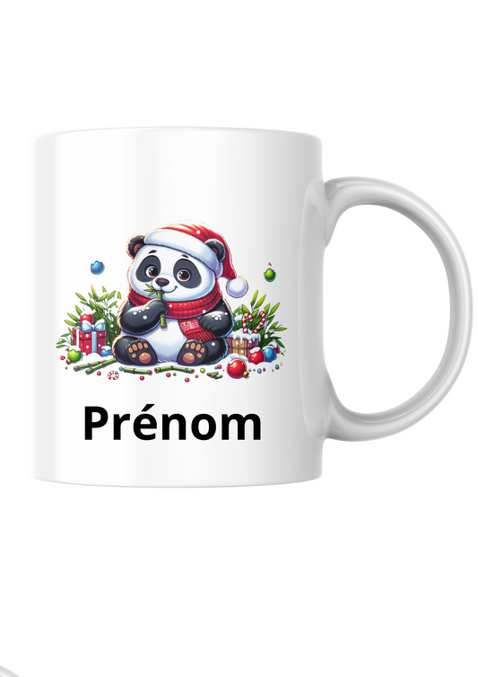 Mug Panda noêl